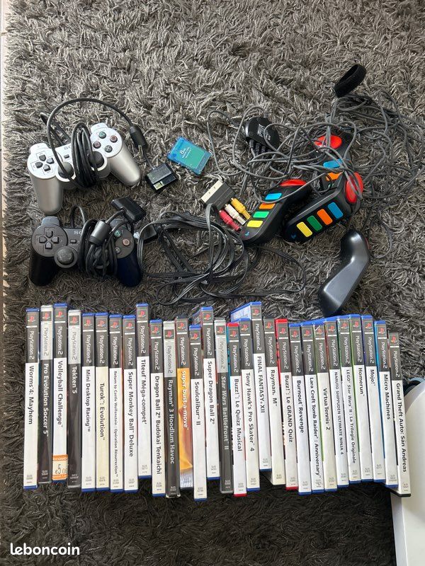 Lot jeux PlayStation 2 ps2 et accessoires (image 1)
