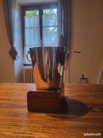 Seau à Champagne LE CHARDON - Métal Argenté, Occasion