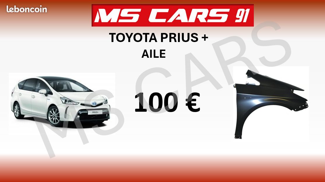 Pare chocs aile toyota prius + (image 2)