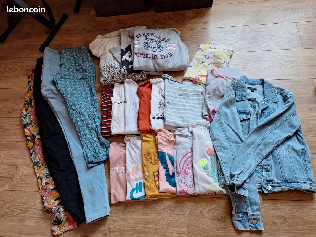 Gros lot de vêtements fille Taille 14 ans XS Vêtements