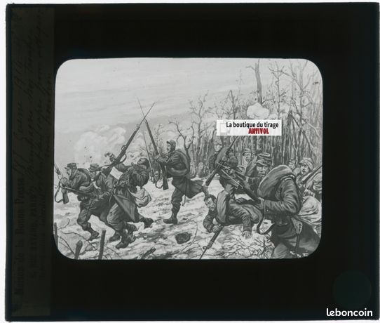 Photo Ancienne Plaque De Verre - Maurupt 14-18 - Positif N&B 8,5x10 Cm