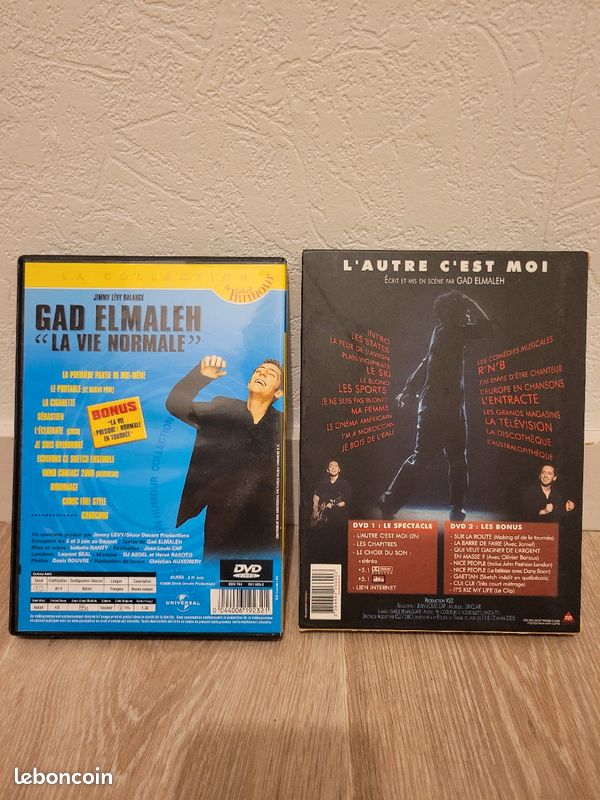 Lot 2 DVD Gad Elmaleh (image 2)