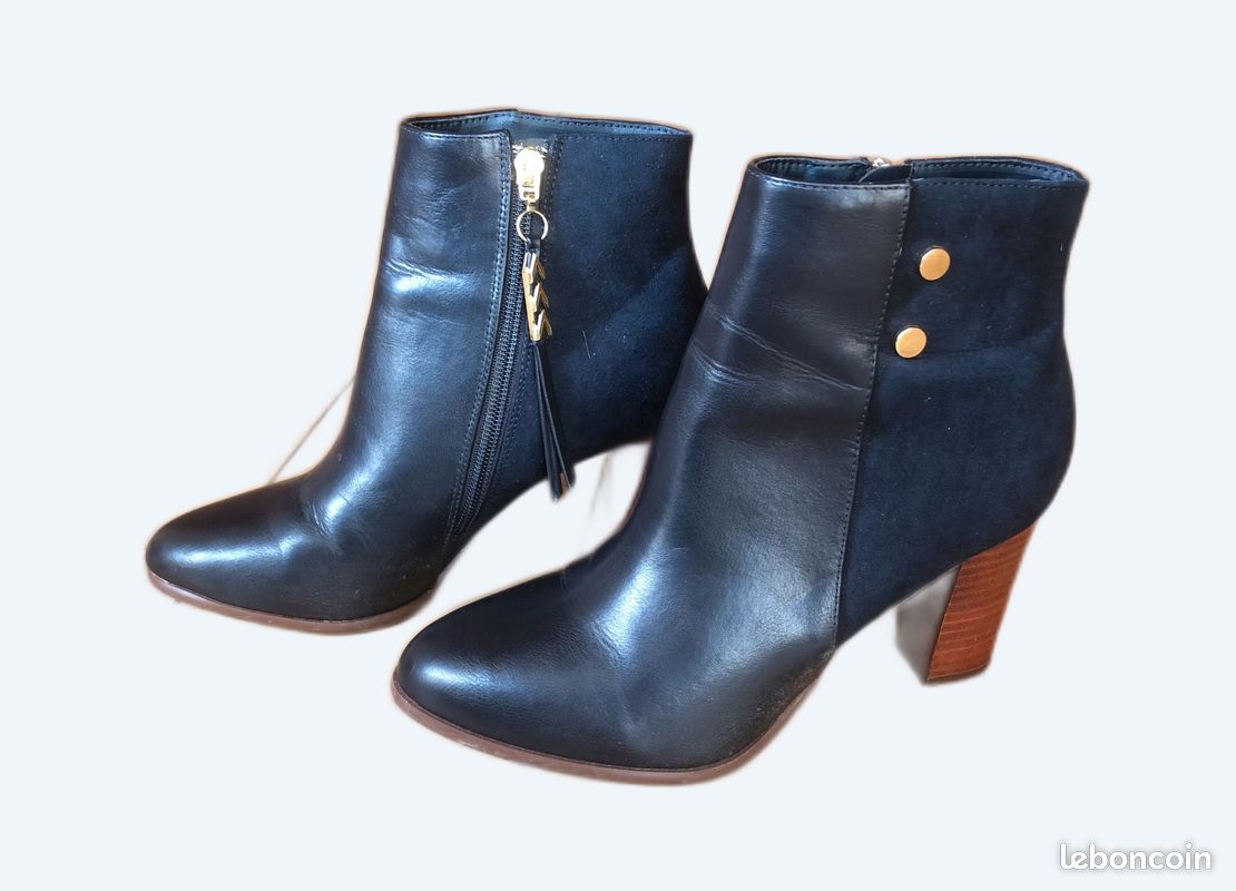 Bottines Noires Bottines Talon Bleu Mellow Yellow Bottines Femme