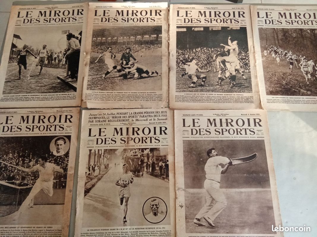 Le Miroir Des Sports N°420 – Magazine Vintage 1928 (Football, Bateaux)