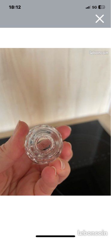 Petit verre en cristal saint Louis (image 3)