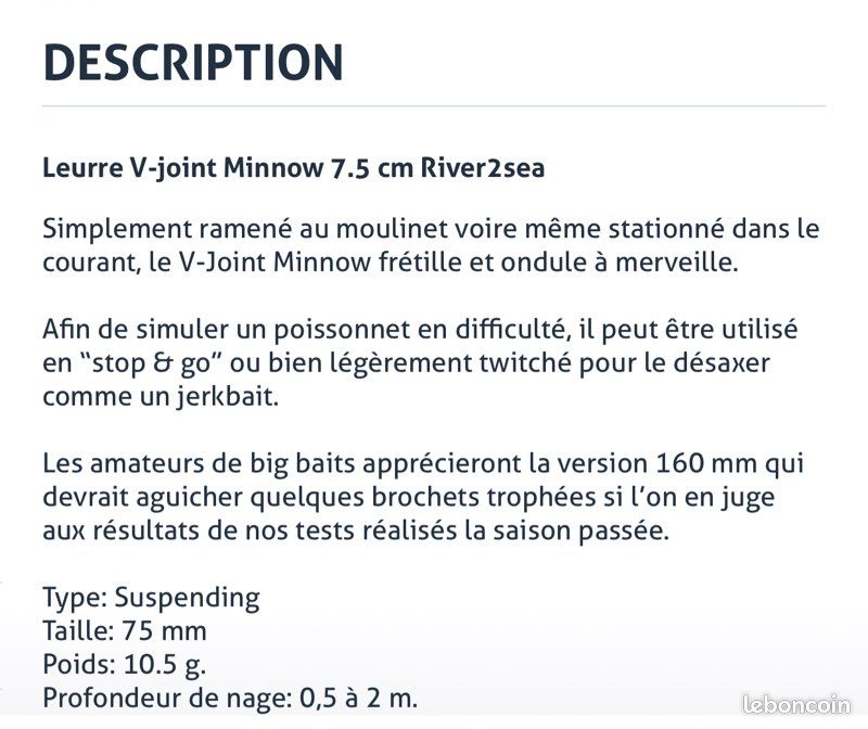 Leurre illex lucky Craft River2sea (image 12)
