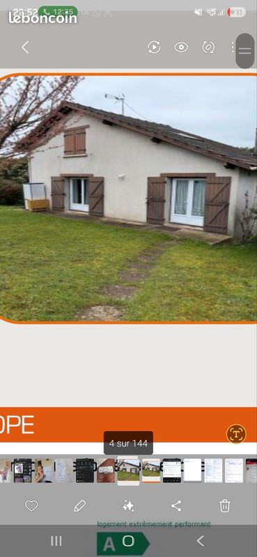Maison 3 pièces 70 m² · à Villeneuve-les-Genêts · 70 m² · 100 000 €