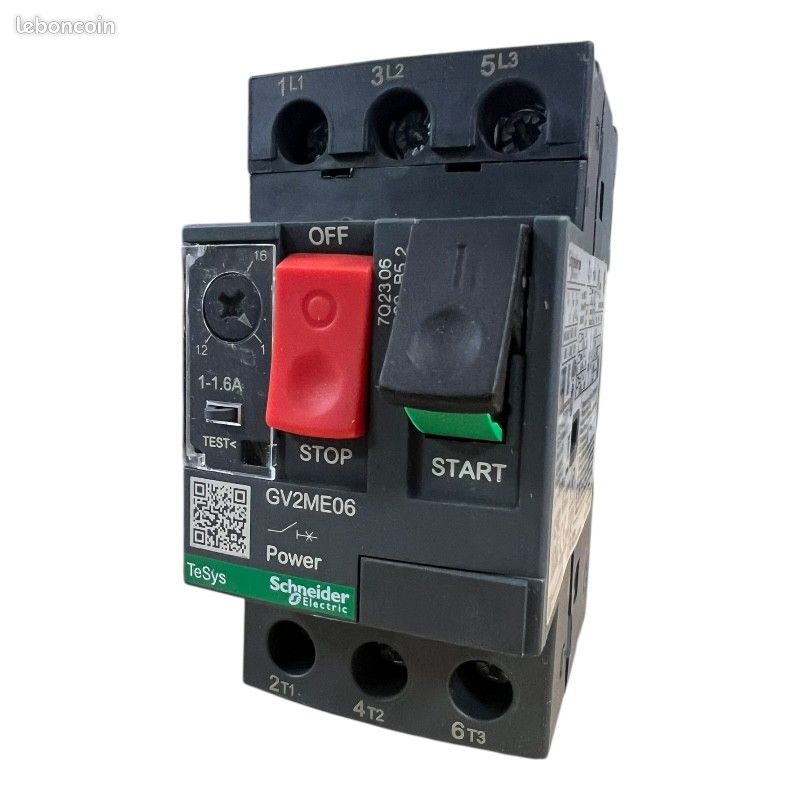 Schneider electric gv2me06 / 034305 disjoncteur moteur (image 2)