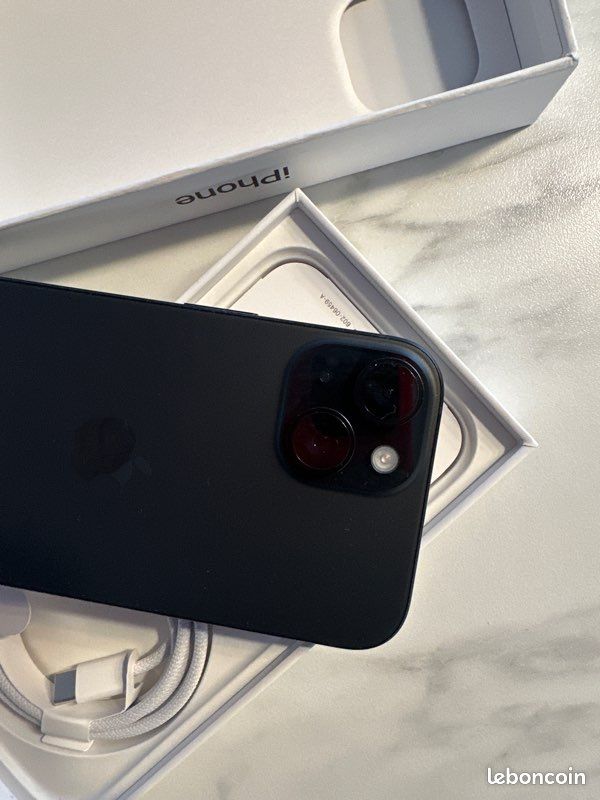 IPhone 15 Noir 128 Go – Neuf, écran sous blister – 600 (image 4)