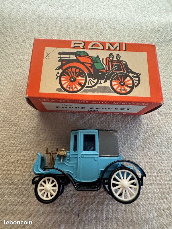 RAMI JMK Double Phaéton Lion Peugeot 1908 en boite 1/43