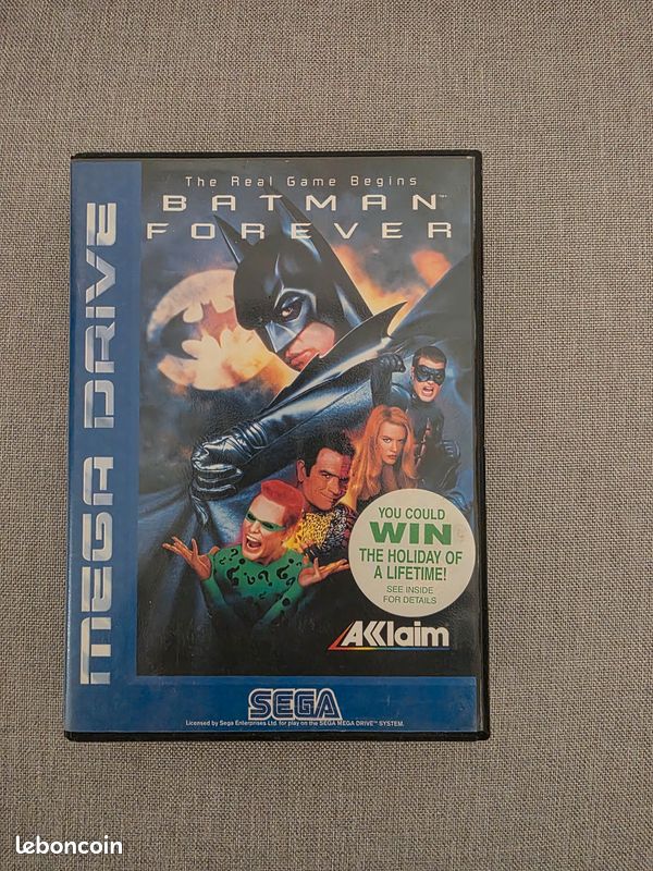 Batman Forever Sur Sega Mega Drive Cartouche Seule Bon état