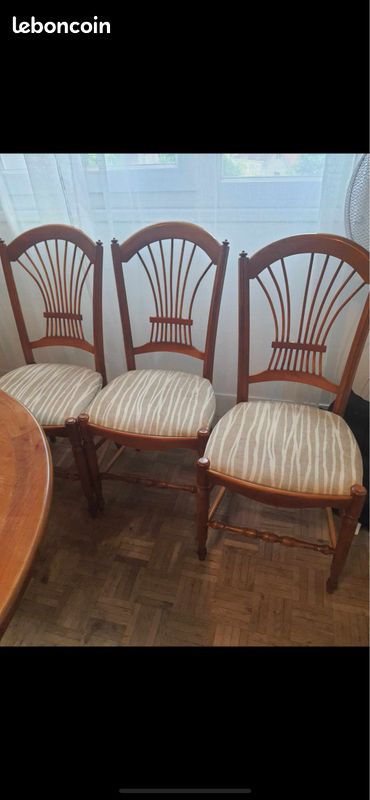 Table (avec rallonge)et chaise (image 3)