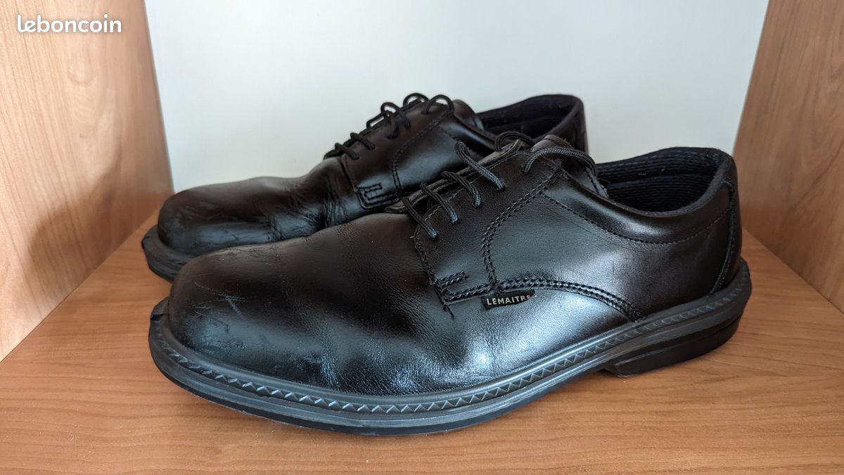 Chaussures de sécurité cuir Lemaitre taille 42 très bon état (image 1)