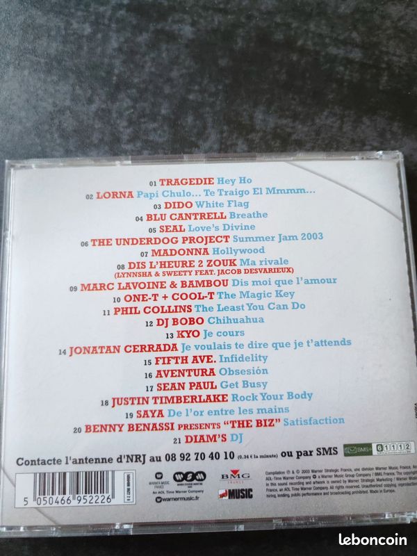 CD NRJ Hits 2003 compilation (image 2)
