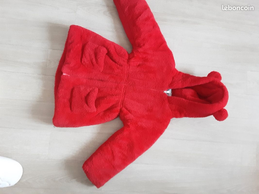 Manteau rouge très chaud (image 1)