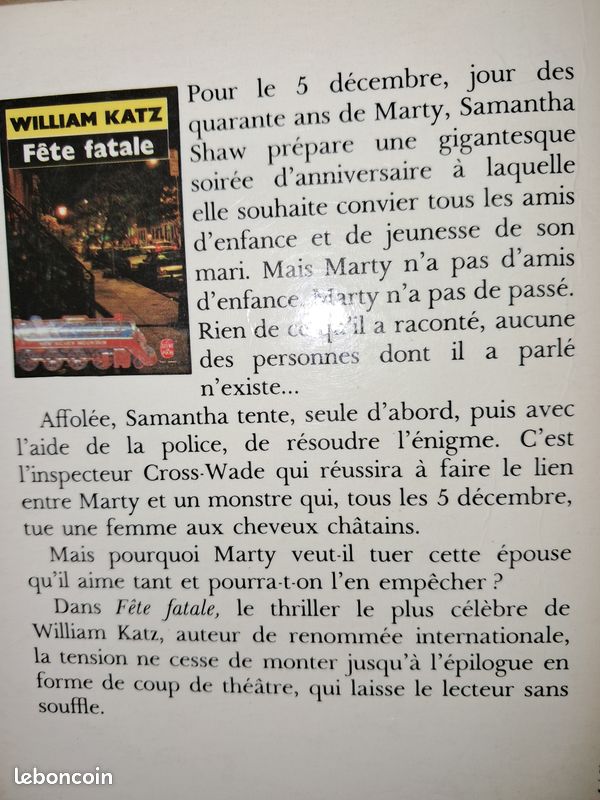 Fête fatale, Katz, thriller (image 2)