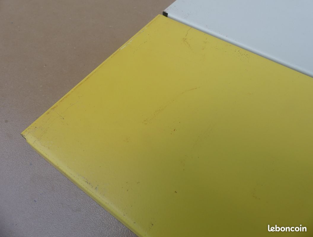 Étagère TOMADO HOLLAND STRING vintage tôle rouge jaune blanc modulable déco cuisine #2 (image 12)