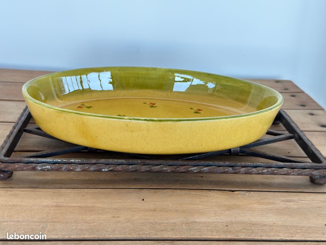 ANCIEN PLAT OVALE En Gres Debruyn EUR 1,00 - FR