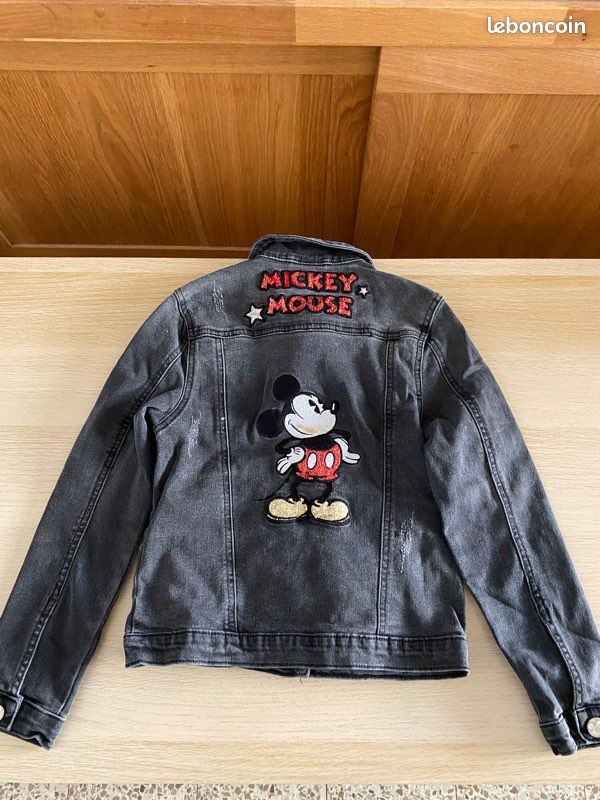 Veste jean Mickey mouse Disney Primark noire fille ans Vêtements