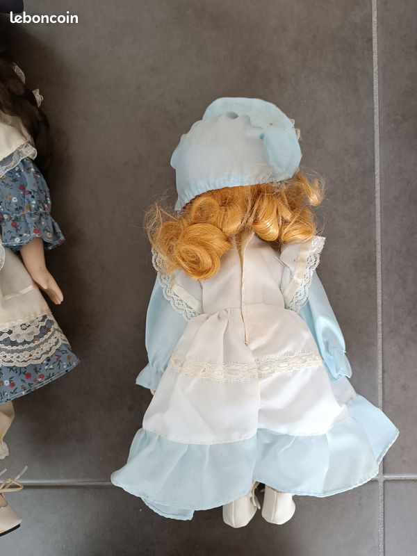 Lot De 4 Poupées Anciennes Années 70-80 - Têtes, Mains Et Pieds En Porcelaine