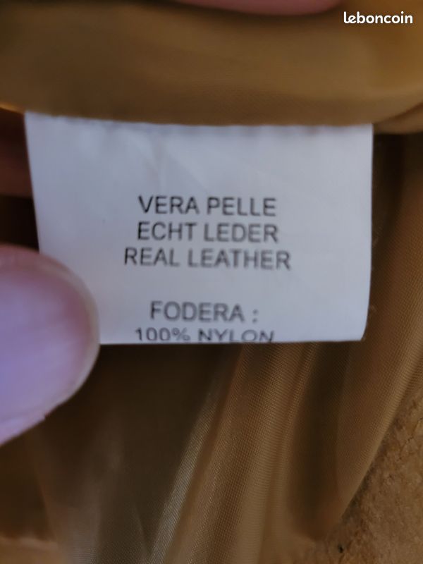 Veste légère en cuir (image 5)