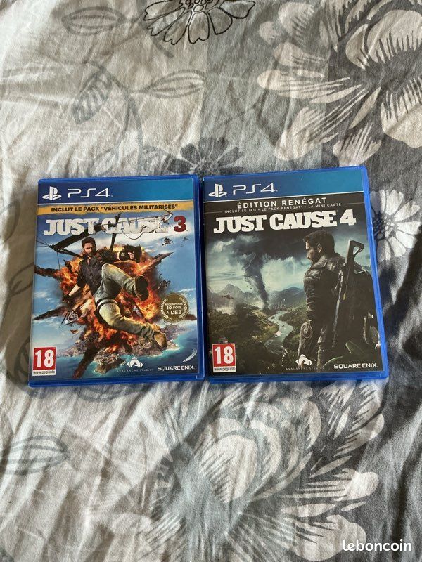 Jeu PS4 Just Cause 3 – Boîtier Et Disque – Bon état
