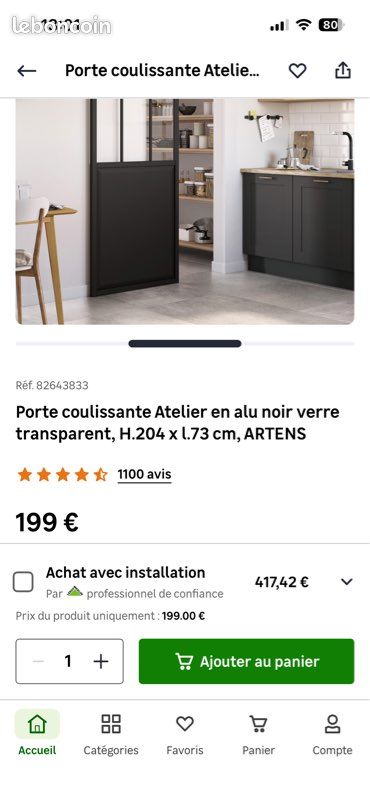 Porte coulissante atelier (image 4)