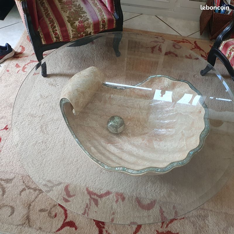 Table basse de salon coquillage (image 3)