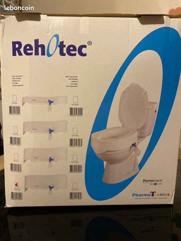 Réhausseur toilette pour adulte 15 cm (image 2)