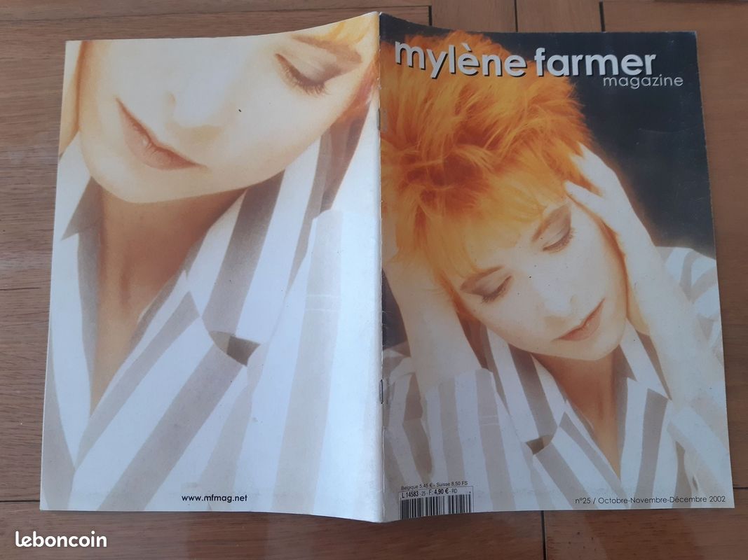 MYLENE FARMER MAgazine n° 25 2002 complet avec poster (image 2)