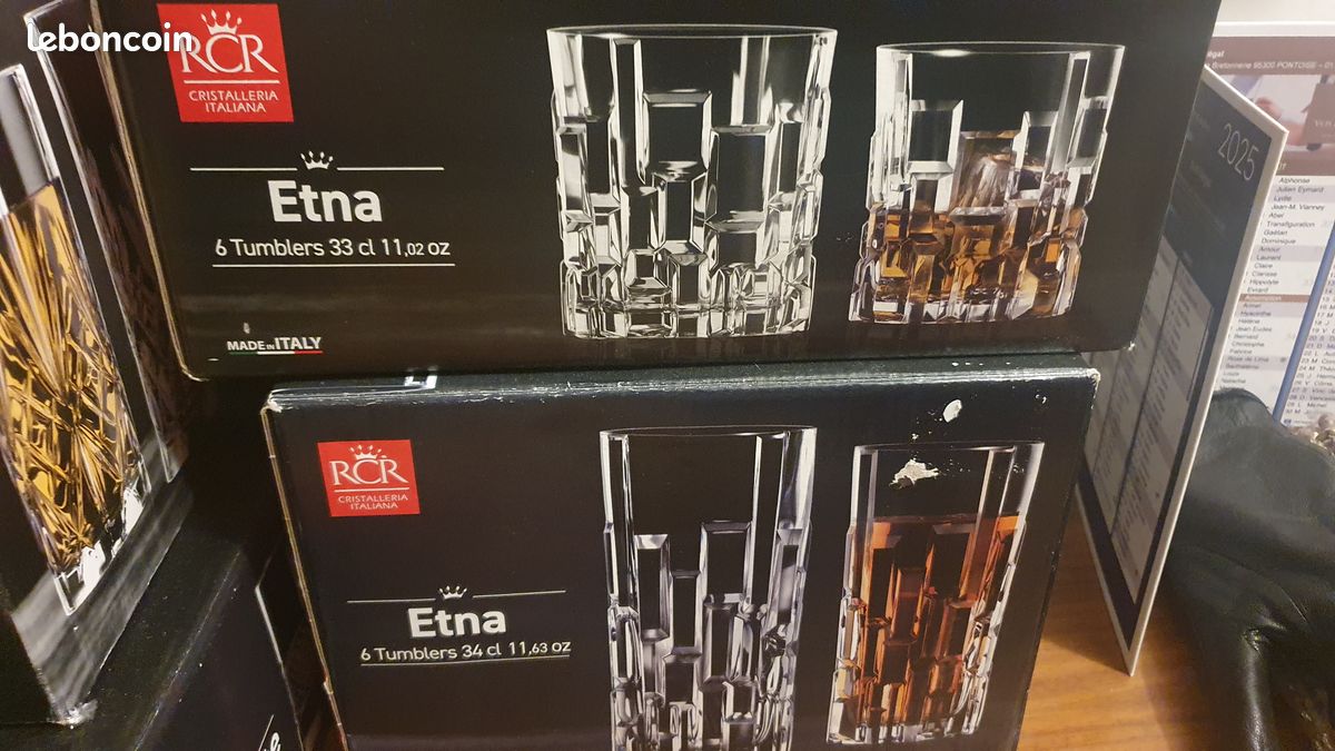 RCR 274399 Etna Lot de 6 verres Dof, verre, 33 cl RCR 274399 Etna Lot de 6 verres Dof, verre, 33 cl