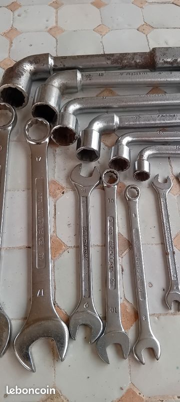 Clés à pipes, plates et oeils, plates facom (image 6)