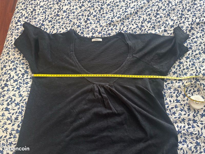 Robe coton noire longue - Beauté et mode