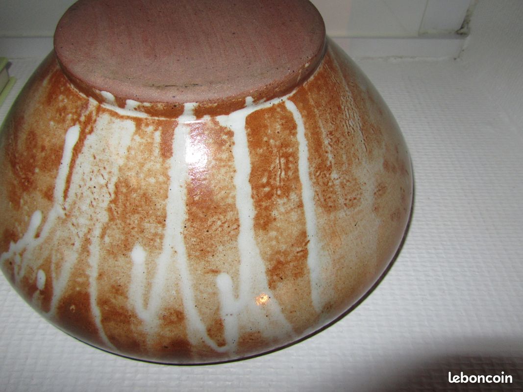 Saladier grès émaillé artisanal (image 6)