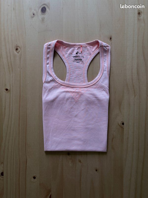 Débardeur Only Play rose sport femme taille S (image 14)
