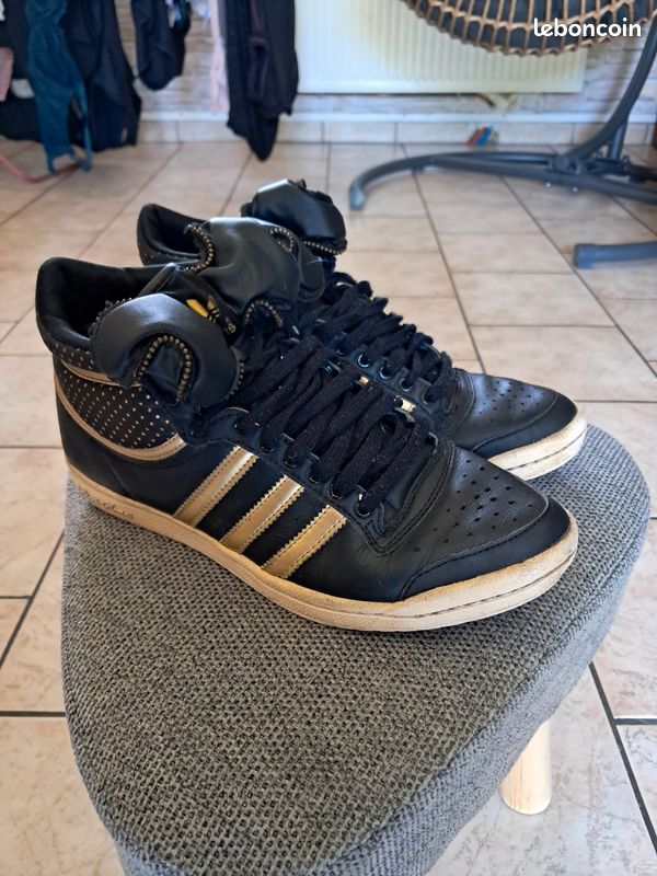 Adidas Vintage sleek series high 38 noir et or Chaussures