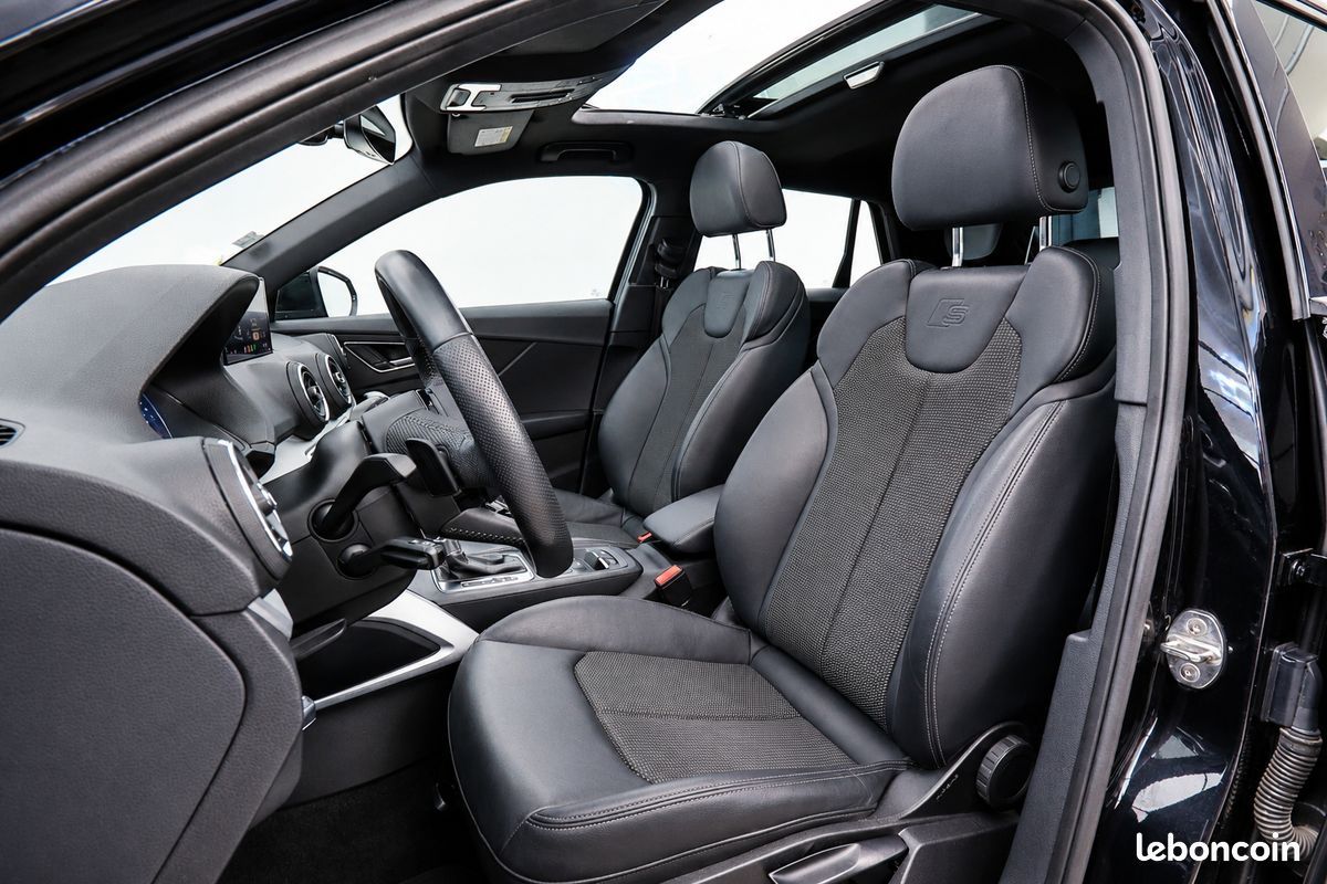 Audi Q2 35 TDI Quattro S Tronic 7 S line + toit ouvrant + sièges chauffants (image 4)