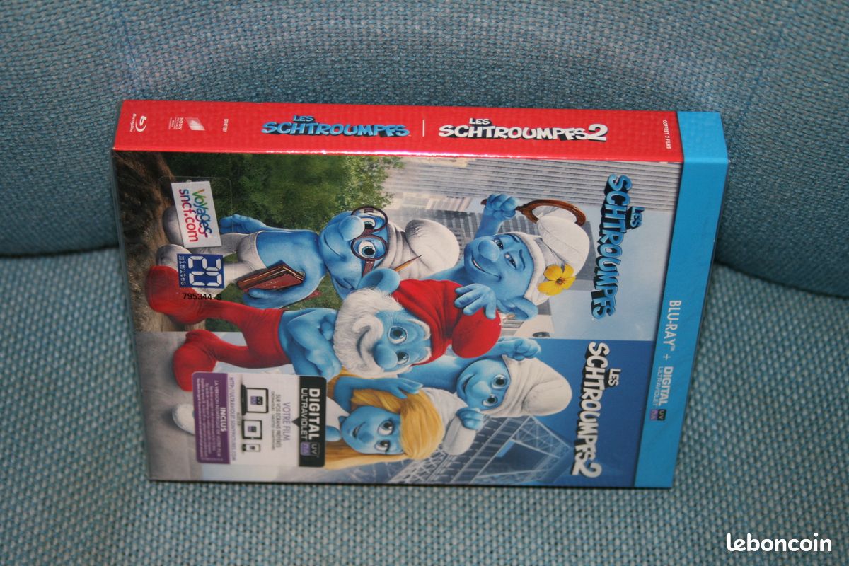 Coffret 2 blu ray les schtroumpfs 1 et 2 neuf scéllés (image 3)