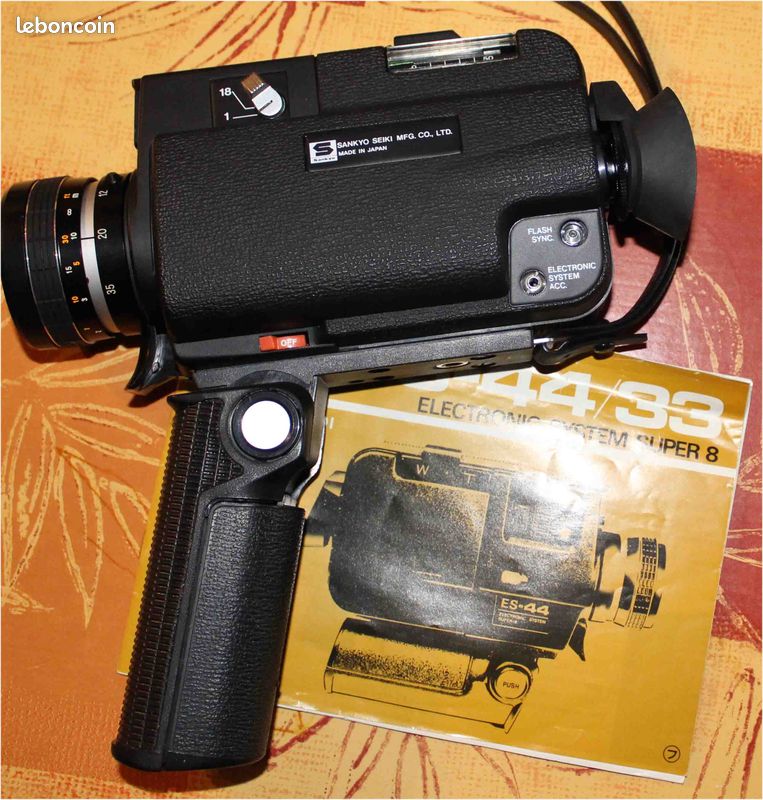 Caméra vintage Super 8 Sankyo ES-44 – Fonctionnelle - Photo, audio & vidéo