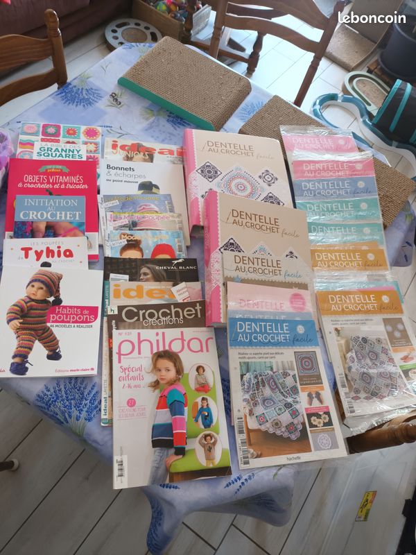 Lot de livres a tricoter (image 1)