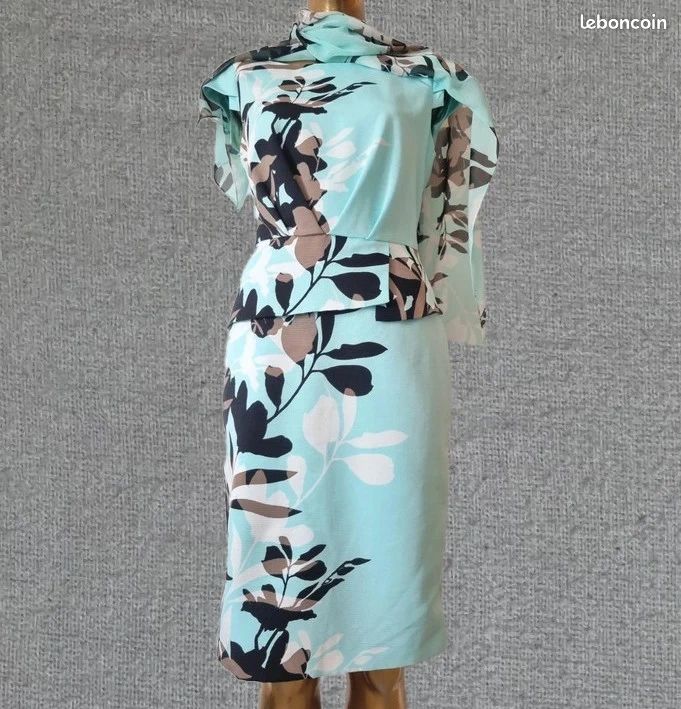 Robes Habillées Un Jour Ailleurs Robe Bleue Un Jour Ailleurs Robe