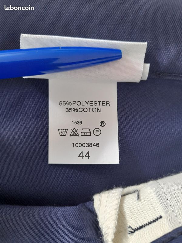 Pantalon Homme Bleu Neuf Taille 44 – Coton Mélangé, Avec étiquettes – Réf. Of0012118