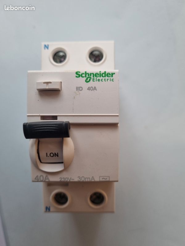 Interrupteur Différentiel Schneider Acti9 2P 40A 30mA Type AC Disjoncteur Differentiel 40a 30ma