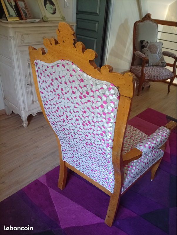 Fauteuil en bois massif (image 6)