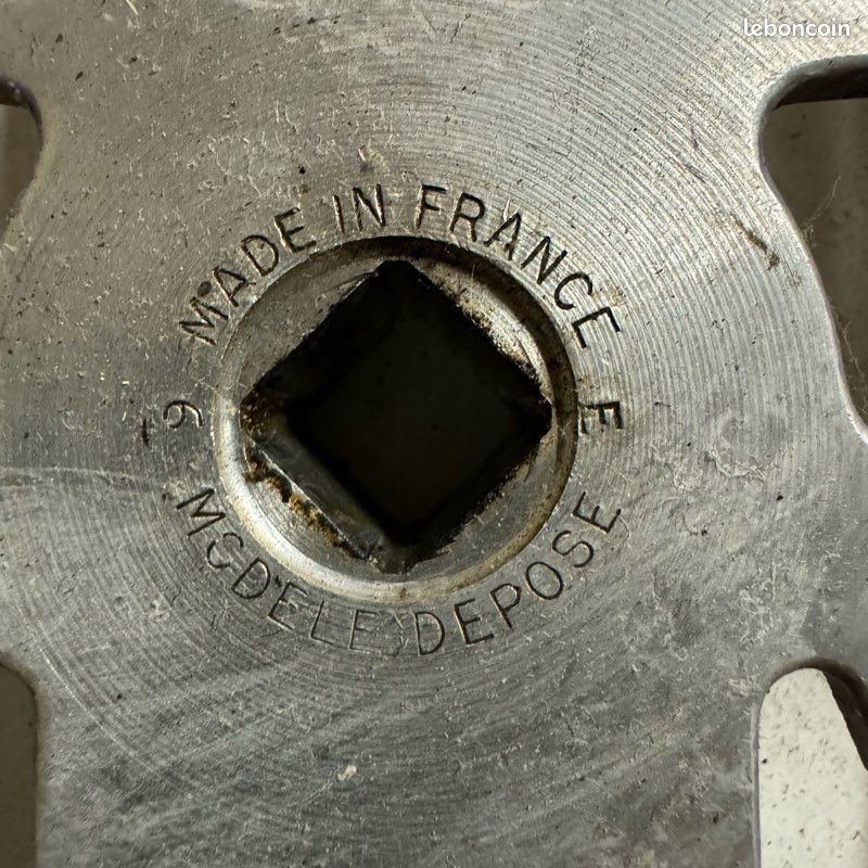 Pédalier Double T.A Specialites 170 Mm 42/52 Dents - Made In France - Occasion
