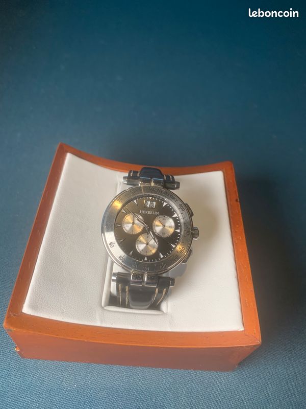 Montre Michel Herbelin Newport 36657/14 CA – Bon état – Full Set (image 1)