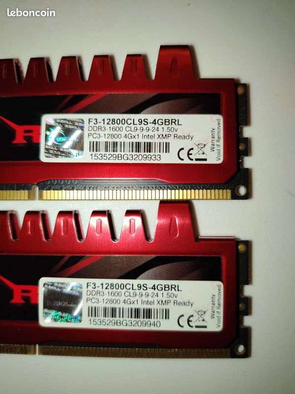 DDR 3 (4 GO) (lot de 2) (image 2)