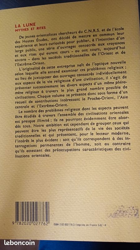 La lune Mythes et Rites sources orientales (image 2)