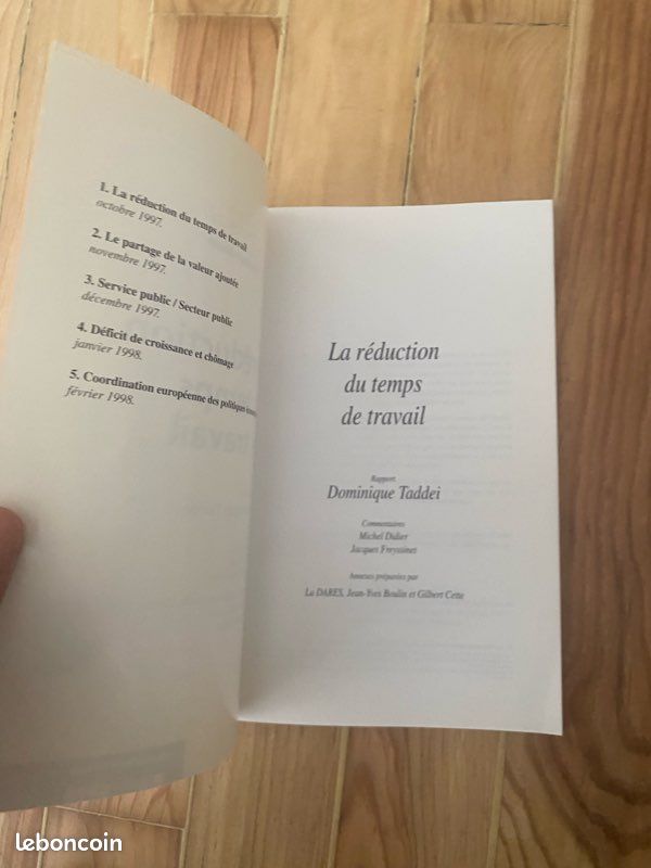 La réduction du temps de travail , Dominique taddei (image 3)