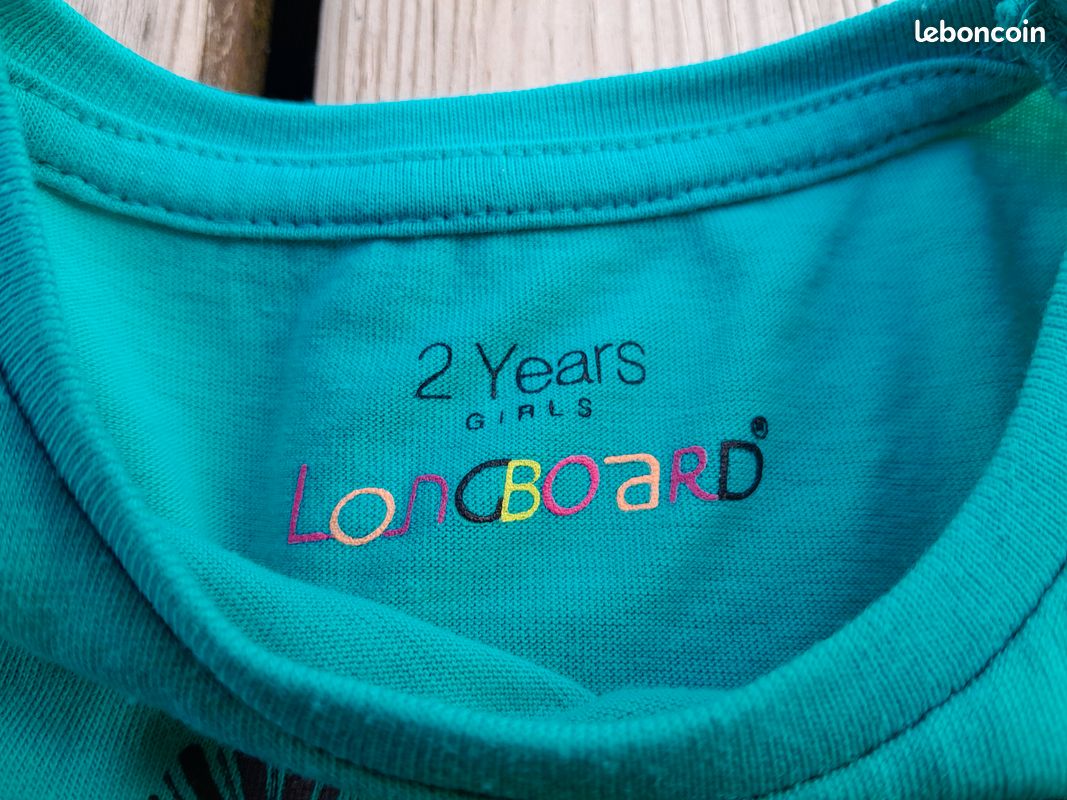 T-shirt à manches courtes et franges LONGBOARD2 ans / 24 mois (image 4)
